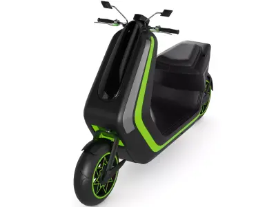 Scooter 3D model 7