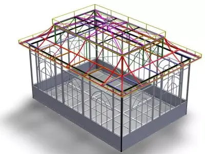 Ornate structure 3D model