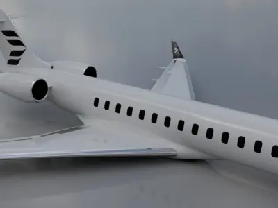 Bombardier Global 7500  3D print model