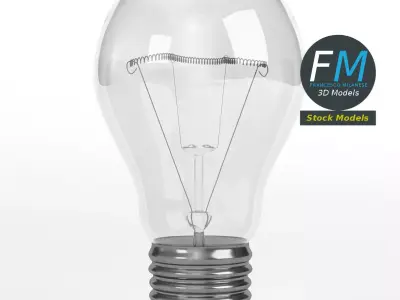 Light bulb 2 3D model purchase