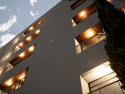 Commercial building 3D model buy