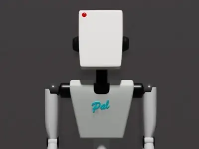 Robot humanoid 3D model order