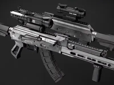 rd704 Low-poly 3D model