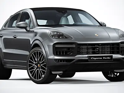 2020 Porsche Cayenne Turbo Coupe 3D model