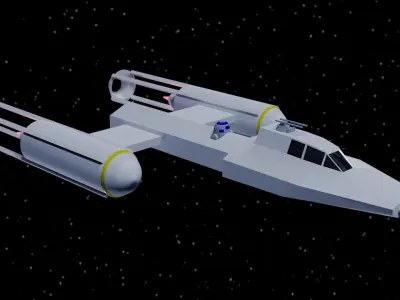 Star Wars - Y-Wing Rebel Bomber 3D model