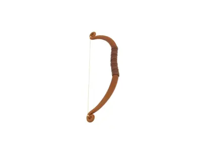 Wooden Bow 3D model