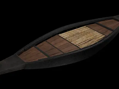 Bangladeshi boat 3D model