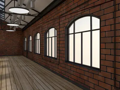 Loft Office 3D model purchase