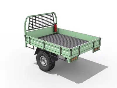 OFF ROAD PICKUP TRUCK STANDARD BED FOR 1 10 SCALE 3D print model