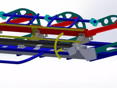 METAL SHEET MANUAL FOLDING BRAKE Free 3D model