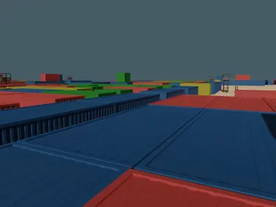 PUBG Georgopol Map Free low-poly 3D model