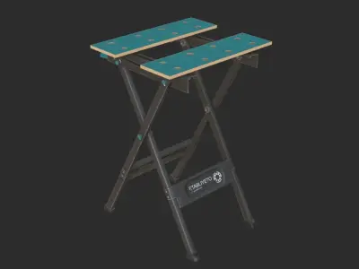 Portable Workbench Low-poly 3D model