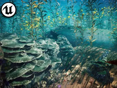 Nature Assets - Marine Biome Low-poly 3D model