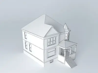 Old House Free 3D model buy