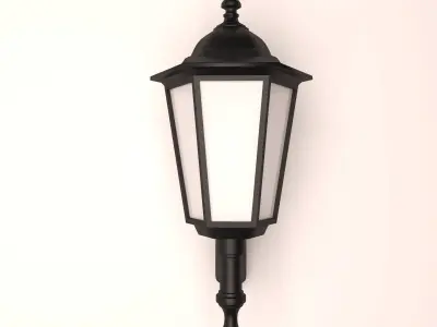 lamp 3d model outdoor 3D model
