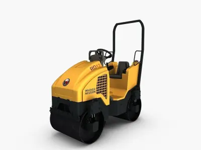 Wacker neuson rd12 Road Roller 3D model