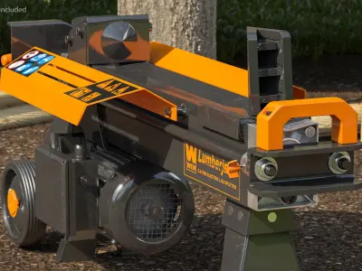 Log Splitter WEN 56207 Electric Rigged 3D model