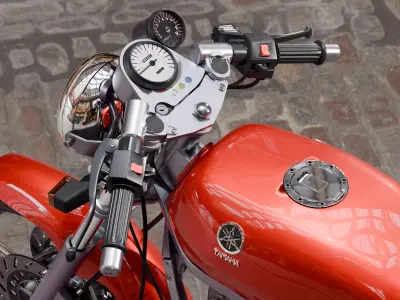 Yamaha SRX 600 3D print model 3D model