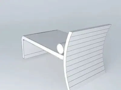 Long chair Free 3D model