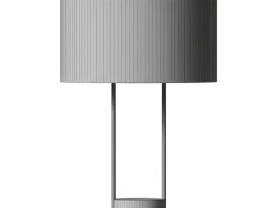 West Elm - Industrial Outline Table Lamp 3D model