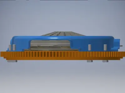Car clutch 3D model 3D model