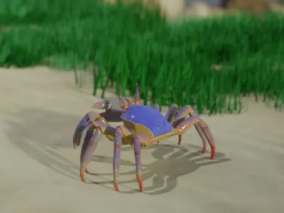 Ghost crab 3D model