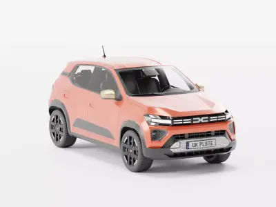 Dacia Spring 2025 Free 3D model