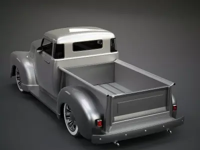 Chevrolet 1951 Custom Pickup 3D model