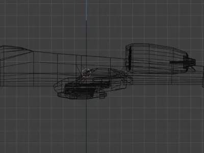A-10 ThunderBolt Low Poly Model With Weapons Low-poly 3D model