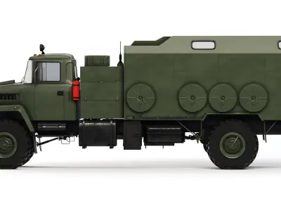 KrAZ 5233 1V26P-2 2018 3D model