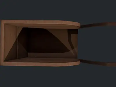 Wheel Barrow Low-poly 3D model buy