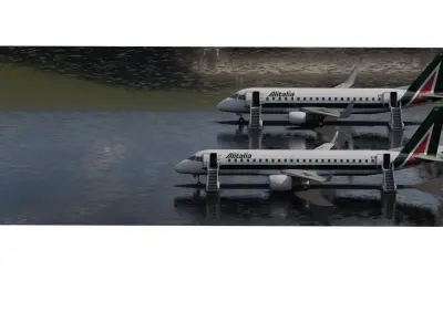 EMBRAER 190 AND 170 3D model
