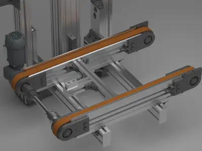 electric lift 3D model