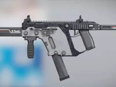 Kriss Vector Low-poly 3D model get