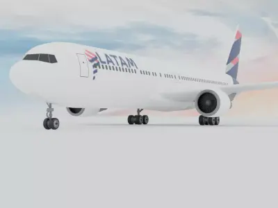 Boeing 767 3D model