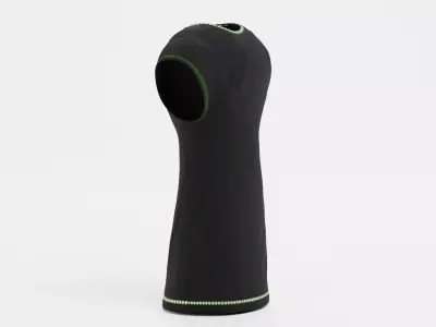 Black Tunic-Style Dress 3D model