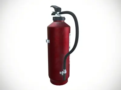 Fire Extinguisher Low-poly 3D model 30