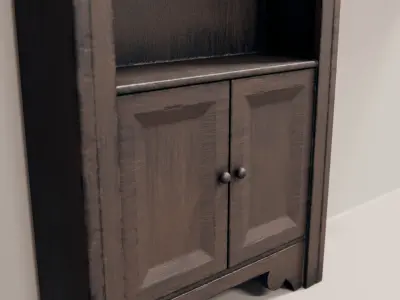 ancient shelves 3D model