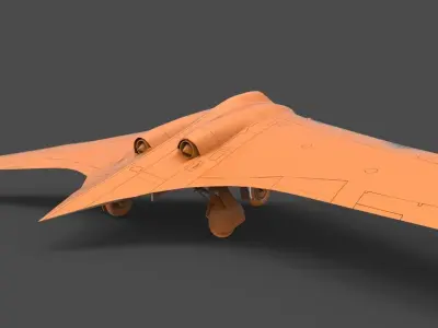 Horten Ho 229 3D print model