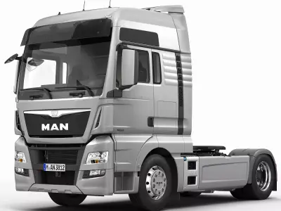 TRUCK XLX 4X2 Semi Truck 3D model