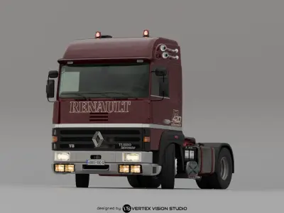 RENAULT R420 4X2 V8 Turbo Intercooler 3D model