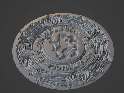 Chelsea Football Medallion 3D print model purchase