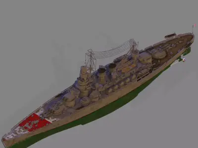 RN Duilio 3D model