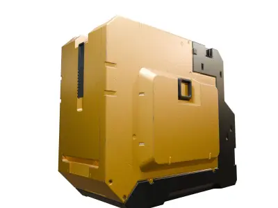 Sci-fi Generator Low-poly 3D model