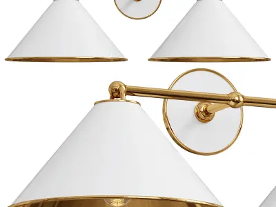 Arno 2 Light Wall Sconce By Arhaus 3D model