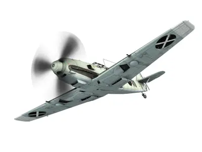 Messerschmitt - BF-109 E - 6-111 3D model