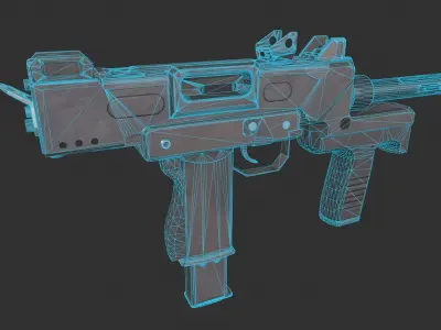 Minebea PM-9 Low-poly 3D model