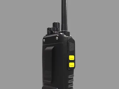 Walkie-Talkie Low-Poly Low-poly 3D model purchase