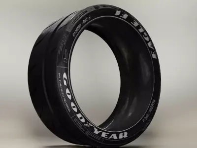 Car Tire  3D model by AetheronWorks