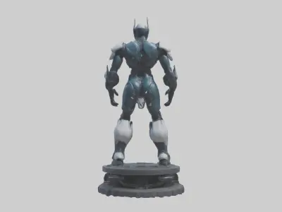 BioMachine Enforcer statue model 3D model